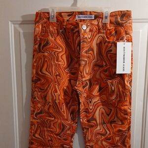 Women's Orange Flare & Wide Leg Jeans